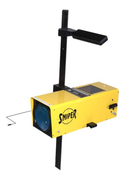 Headlight aimer for HI inspections of vehicles in Hawaii